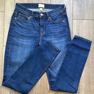 J. Crew 8” Toothpick Jeans - 27 Tall
